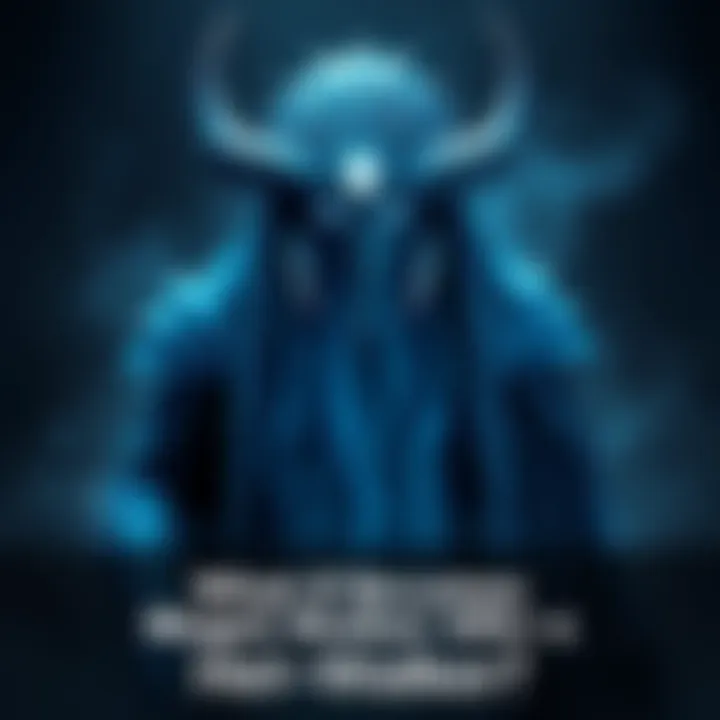 Magni as a Hel-Walker A depiction of Magni transformed into a Hel-Walker, showing his ghostly form and glowing blue eyes, set against a dark and eerie background.