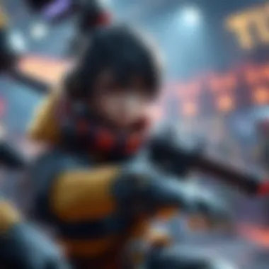 A skilled game character prepared for battle, demonstrating readiness to counter strategies in a gaming environment.