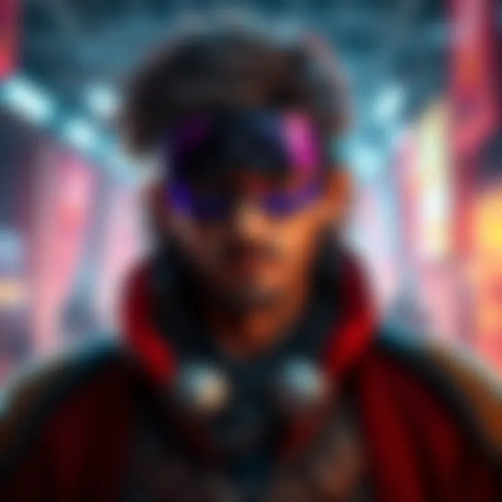 Male V Character Reveal at E3 2019 Male V character showcasing customization options and design at the E3 2019 event.