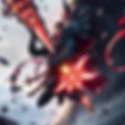 A character in specialized armor and talismans battling Malenia, showcasing an intense solo fight without ashes.