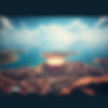 View of Malta resembling Fortnite A scenic view of Malta with a landscape that looks like a Fortnite game map, featuring a bright spawn island