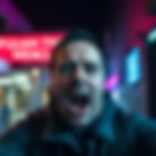 A man appears to be in a distressing situation on social media, capturing reactions from viewers.