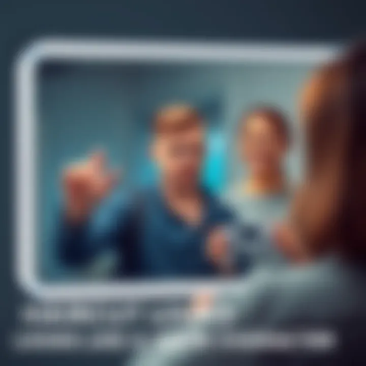 Man shows off new haircut A man stands in front of a mirror, displaying his new haircut, looking uncertain. His girlfriend stands nearby, smiling and holding a video game controller, suggesting a game character resemblance.