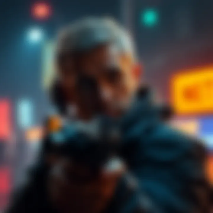 A man using a non-PVE gun during a Close Scrutiny raid, looking apprehensive as the situation escalates