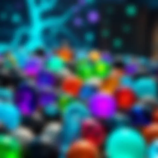 A display of various mana orbs in different colors and sizes collected by players in a gaming forum discussion