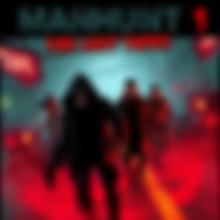 Concept art showing new characters and gangs for the proposed Manhunt 1 prequel, The Lost Tapes, capturing a tense atmosphere.