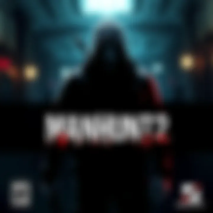 Cover of Manhunt 2 showcasing the main character in a dark setting with eerie elements