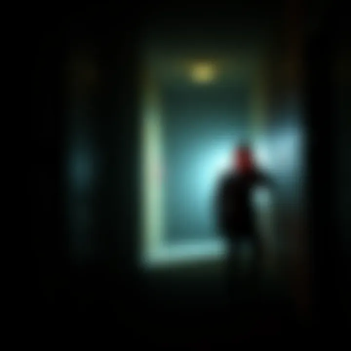 Cover art featuring a shadowy figure in a dark alley, evoking a tense and violent atmosphere reminiscent of the game Manhunt.