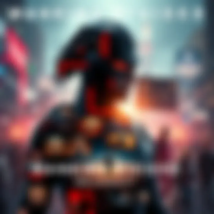 A vibrant tribute collage celebrating the 10-year anniversary of Mankind Divided, featuring key characters and scenes from the game.