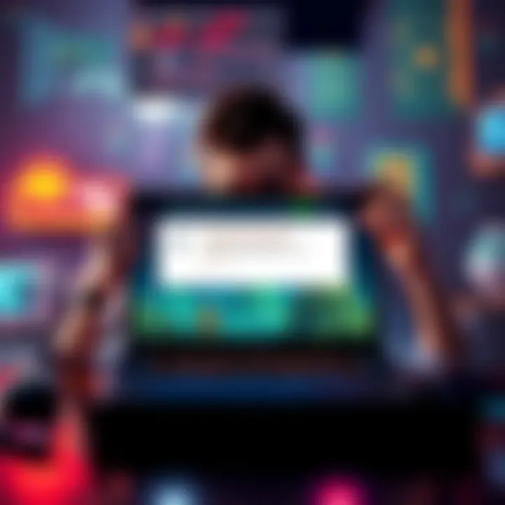 A person frustrated while trying to upload a self-made map for a Metroidvania game, displaying a laptop screen with image upload errors.