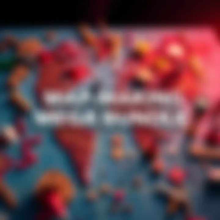 Cover of the map-making mega bundle showing various map designs and tools