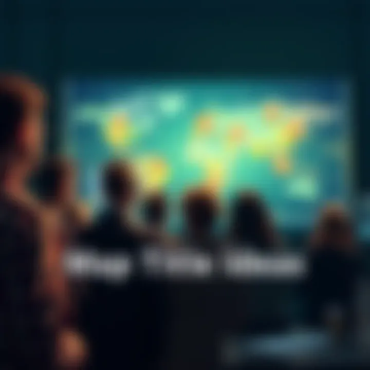 Map Title Ideas A group of people brainstorming title options for a new map