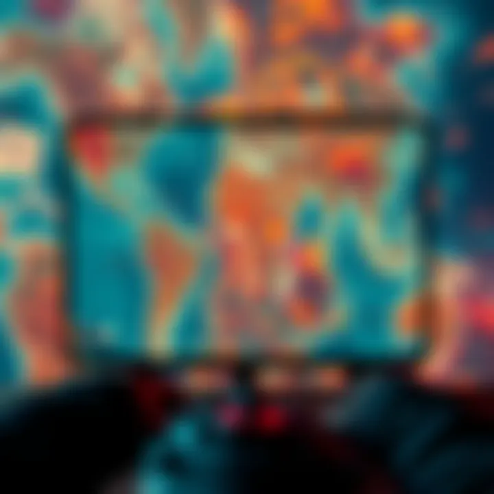 Map zoom issue A player's screen showing a zoomed-in map with glitch effects