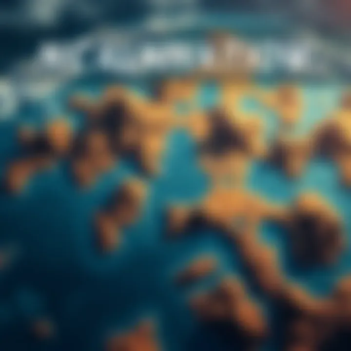 A detailed map showing various locations in Count Ymir, highlighting a specific area for navigation.