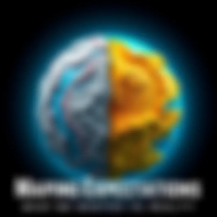 Map Expectations vs. Reality A split image showing an idealized map on one side and a less detailed, inaccurate map on the other side, highlighting the differences between expectations and outcomes in mapping projects.