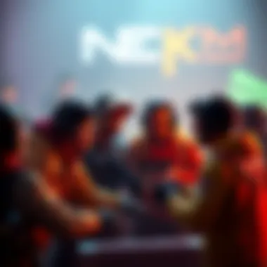 Players discussing map voting in matches Group of gamers sharing opinions about map voting in a video game