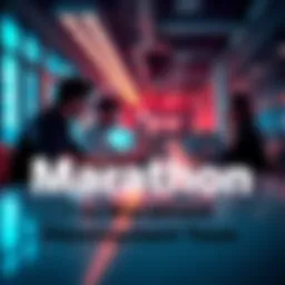 Team of developers discussing future strategies and plans for innovation in a modern office