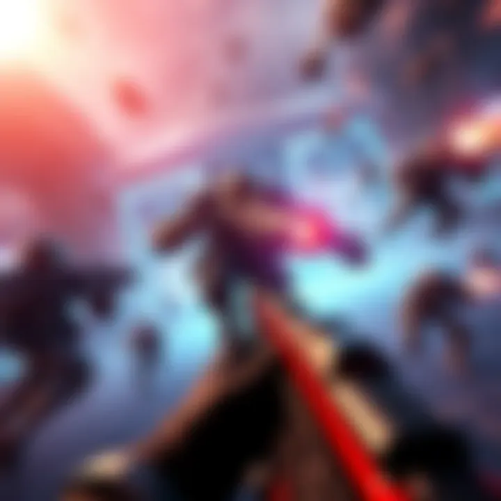 A thrilling scene from Marathon showcasing vibrant graphics and intense action gameplay.