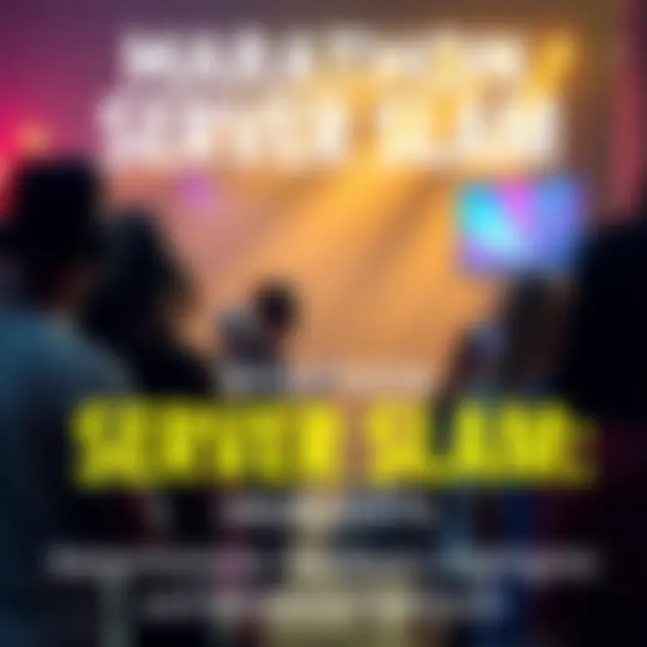 Participants share feedback and experiences at the Marathon Server Slam event