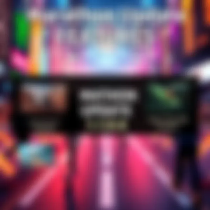 A vibrant graphic showcasing new features from Marathon Update 1.0.6, highlighting performance improvements and user-friendly designs.