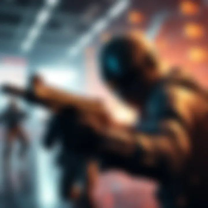 A player in Marathon engages enemies with smooth gunplay in a strategic setting, showcasing the game's unique mechanics and fluid movement.