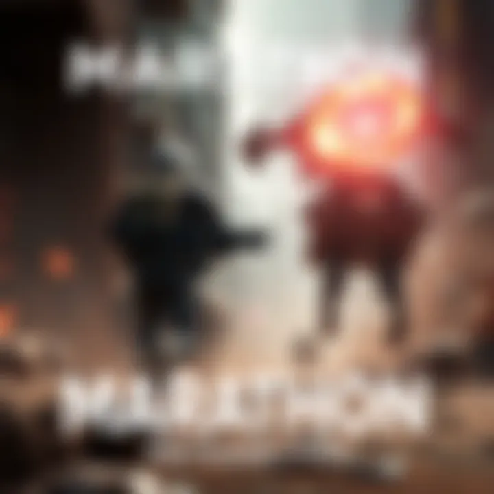 A player character running through a detailed game environment in Marathon, showcasing action and engagement.