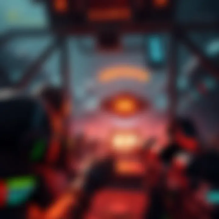 Game design elements without safe pockets A scene showing intense gameplay in Marathon, highlighting contracts and loot without the presence of safe pockets, emphasizing gameplay dynamics.