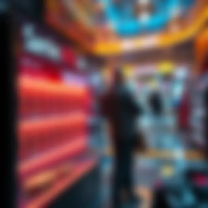 A graphic showing a digital store interface with virtual currency and hidden costs highlighted, symbolizing the controversy surrounding Marathon's in-game store practices.