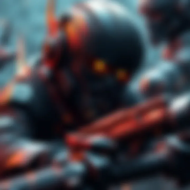 A player engaged in a challenging multiplayer battle in Marathon, showcasing the high-stakes PvP environment and tense atmosphere.