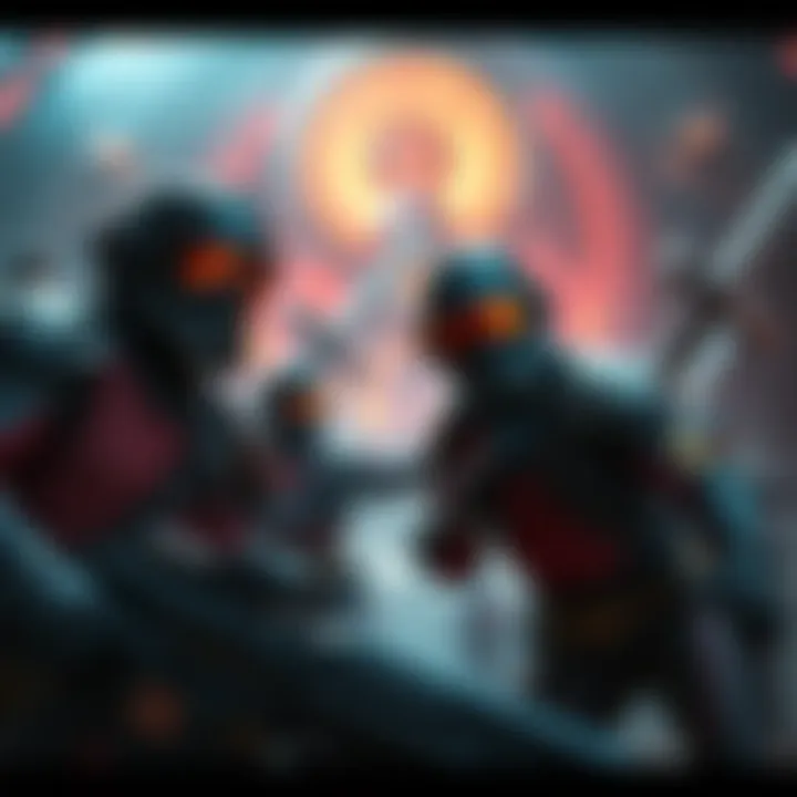 Players engaging in the core mechanics of Marathon, showcasing the game's vibrant art style without character customization options, highlighting the lack of player expression.