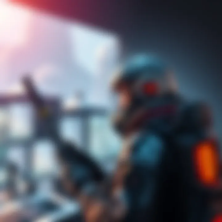 A player character in a gaming world looking at challenges faced by new players after late wipes in Marathon.