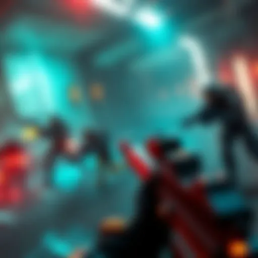 A scene from Marathon on PS5 showing intense action gameplay with characters and weapons in a futuristic setting
