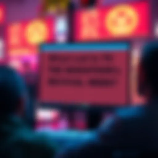 A computer screen displaying the message about the removal of Marathon's Revival Week post, with a concerned person looking at it.
