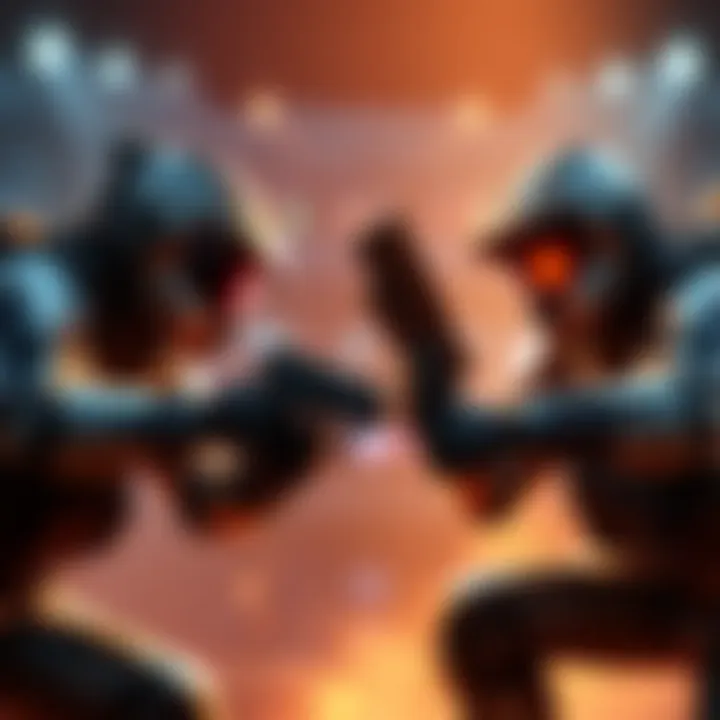 Two players engaged in a competitive multiplayer game, one representing Marathon and the other ARC Raiders, showcasing their unique styles and experiences.