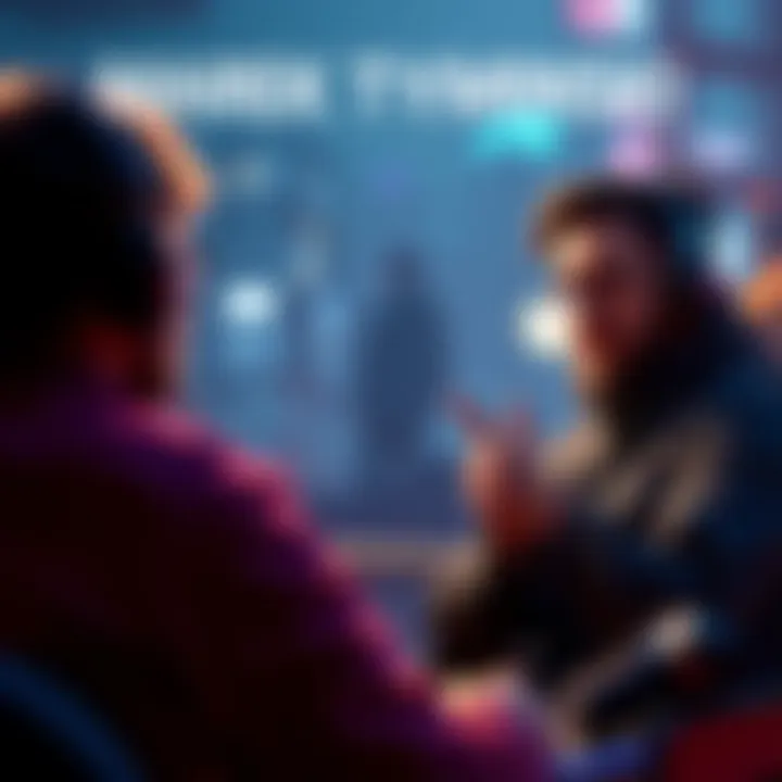 Marek Tyminski, CEO of CI Games, speaking about gaming culture during an interview with Colin, showcasing a thoughtful discussion