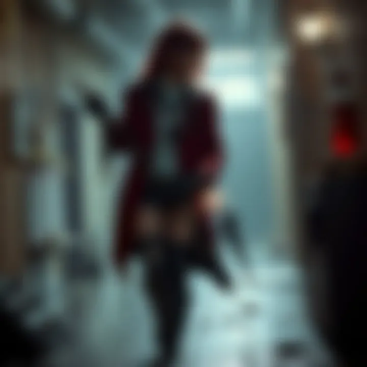 Maria and James dressed as characters from Silent Hill 2, showcasing their detailed costumes in a spooky setting.