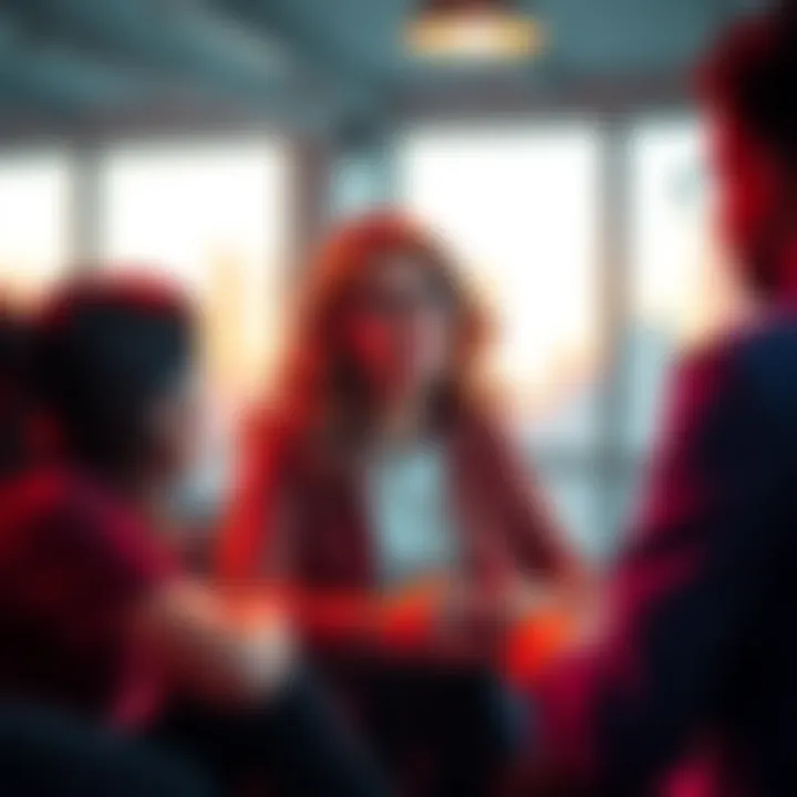 Marie shares insights about Anathema status and chemistry rank chats with concerned people in a discussion setting.