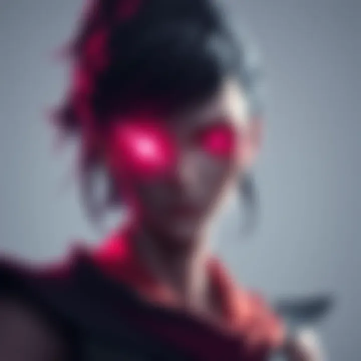 Marika depicted without eyes, symbolizing her possible blindness and connection to the game's lore