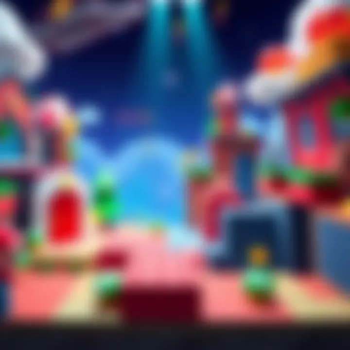 New 3D Level Design in Mario Maker 3 A colorful 3D level designed in Mario Maker 3 showcasing platforms and obstacles inspired by previous Mario games.