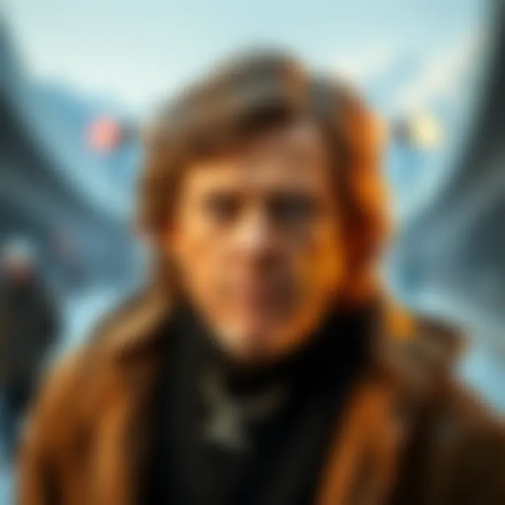 Mark Hamill showcasing his new look that resembles Coyle from The Long Walk