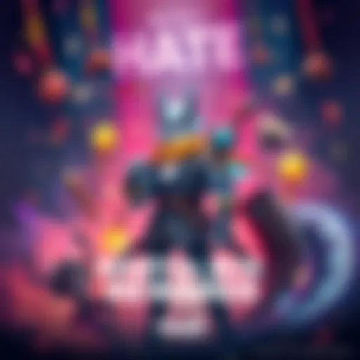 Artwork showing various accessories and outfits from the Martial Box, featuring the Marrow Eater accessory for the character Hadi, with a colorful background celebrating rewards.