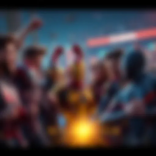 A group of Marvel fans discussing their favorite character collaborations with excitement.