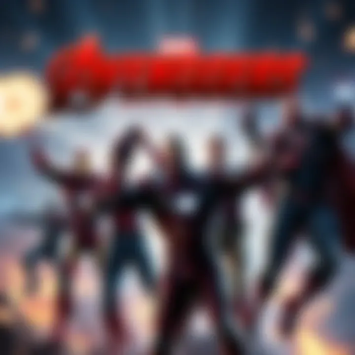 Group of Marvel superheroes celebrating the completion of all five MCU games with game controllers in hand.