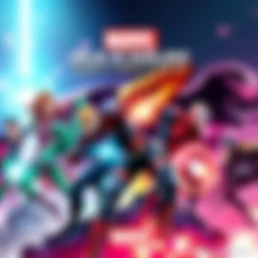 MARVEL MaXimum Collection Cover Cover illustration featuring various MARVEL superheroes from the new MaXimum Collection, showcasing vibrant colors and action poses