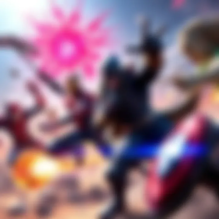 A dynamic scene showing Marvel Rivals characters engaged in battle, emphasizing damage roles