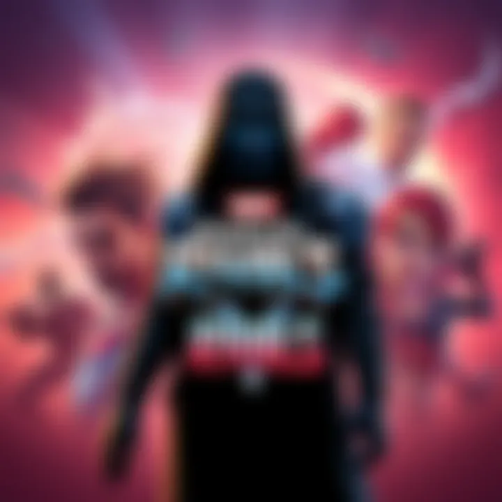 Marvel Rivals Nintendo Switch 2 Version A graphic showing Marvel Rivals characters with a Nintendo Switch 2 console in the background