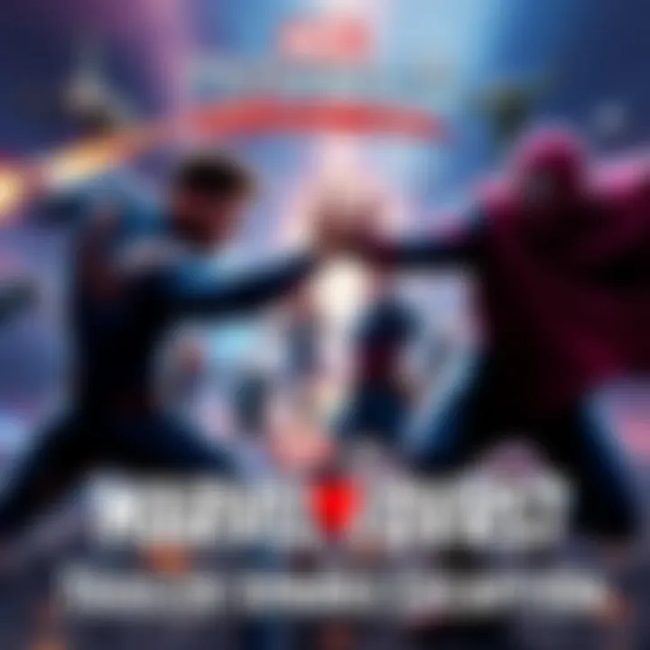 A scene showing new characters fighting in an action-packed moment in Marvel Rivals Season 7