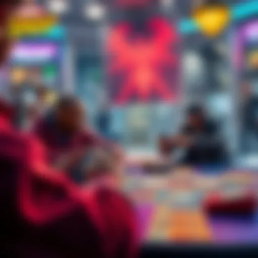 A player strategizing in Marvel Snap, focusing on end-turn effects and card interactions on a colorful game board.