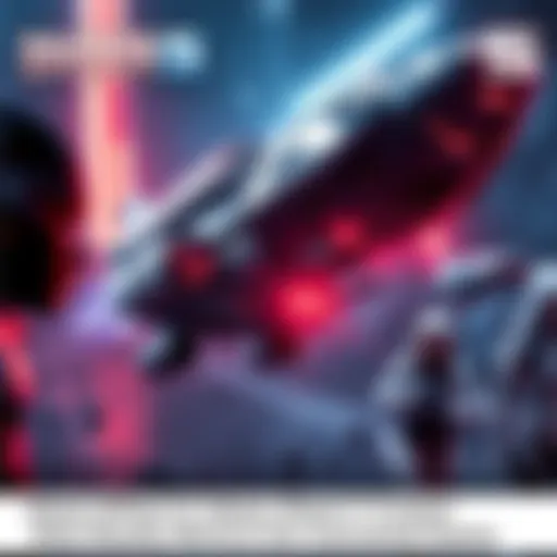 Mass Effect 5 Trailer Scene Scene from the completed Mass Effect 5 trailer featuring iconic spaceship and characters