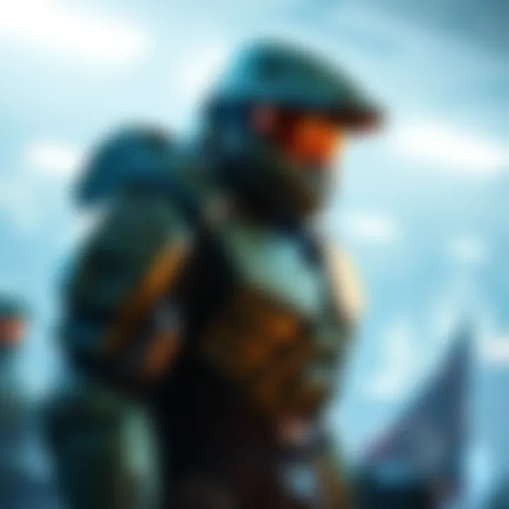 Master Chief wearing his armor from Infinite, showcasing a mix of classic and modern design elements.